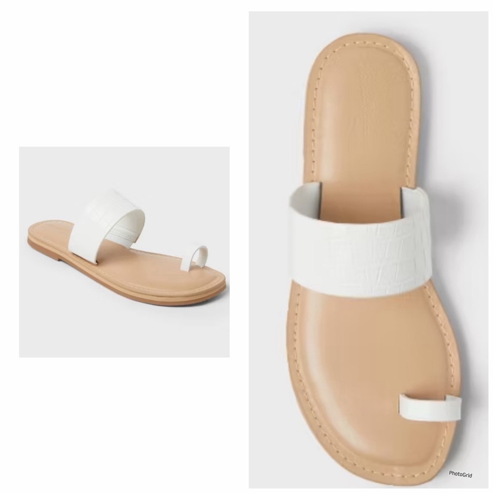 Universal Thread White Junko Sandals